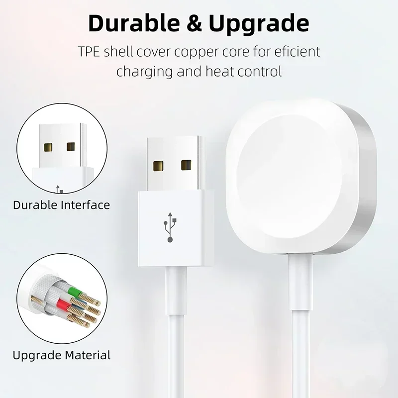 Магнитное беспроводное зарядное устройство для часов серии портативная станция