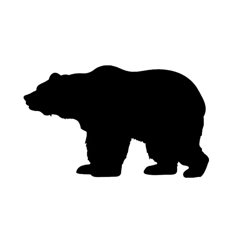 

Виниловый стикер для автомобиля с изображением коричневого медведя, 14,7x9 см