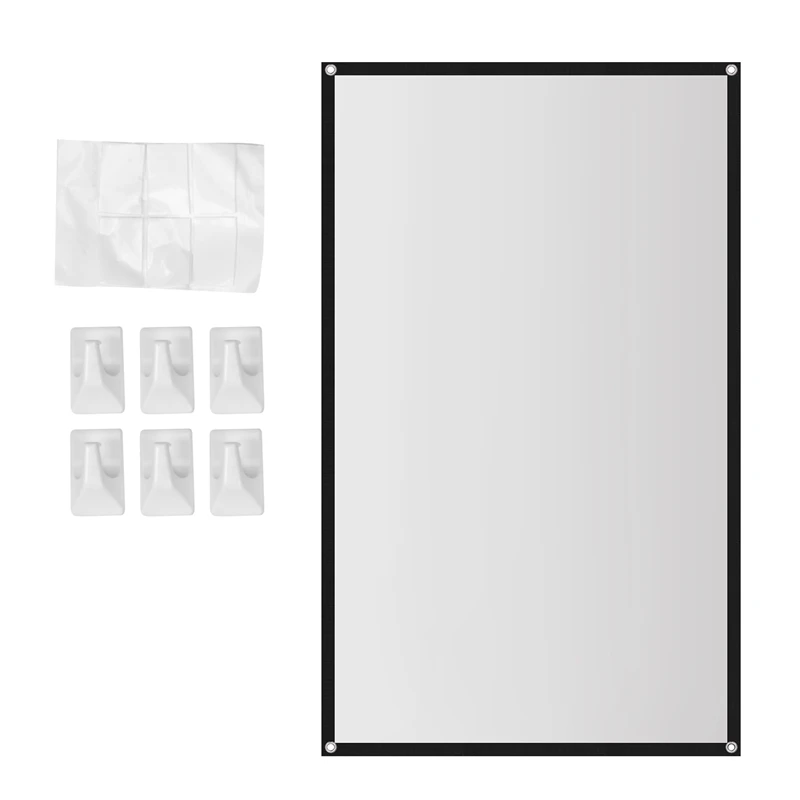 

Экран для проектора для домашнего кинотеатра HD белый складной против складок