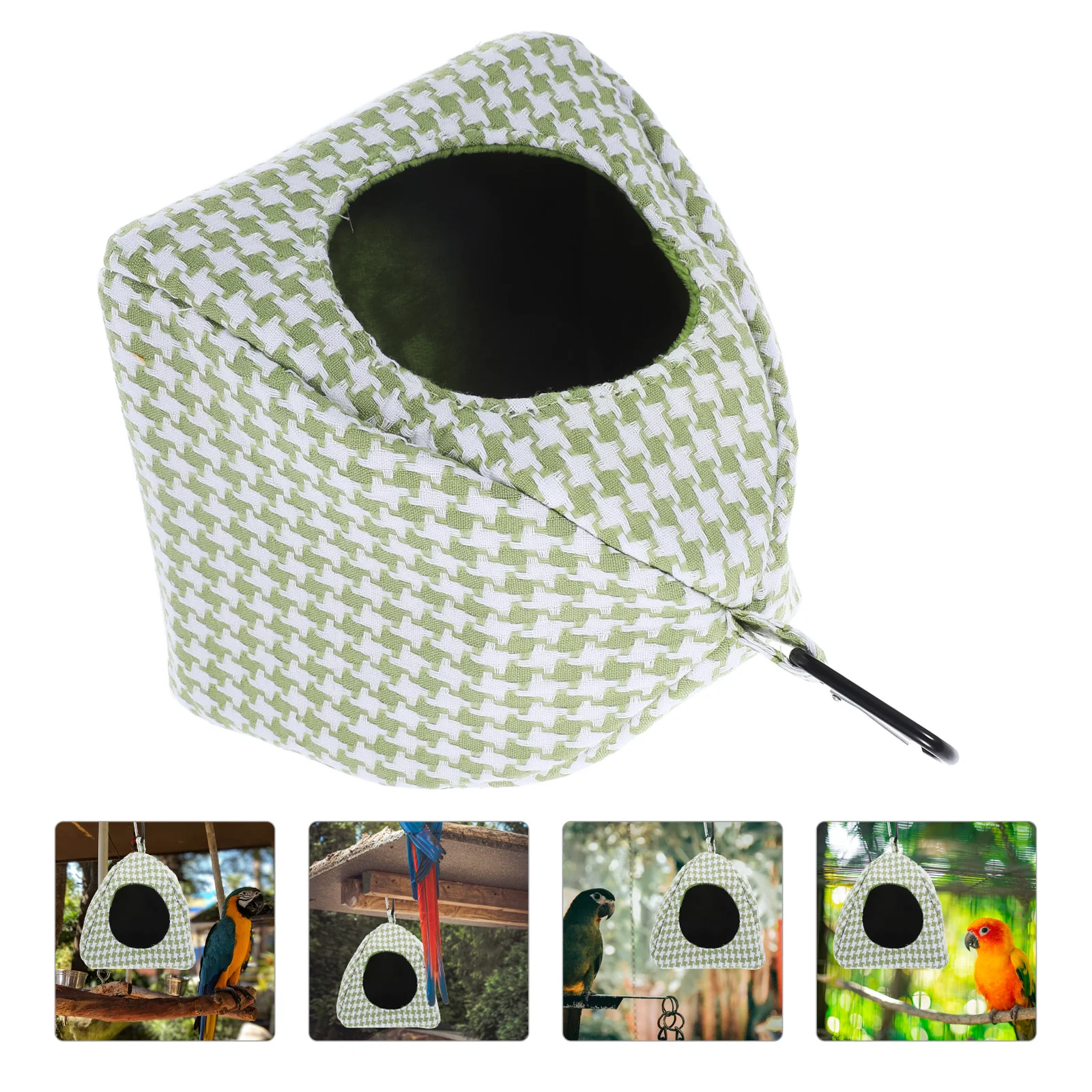 

Bird Nest House Hanging Hammock Bird Sleeping Bed Parrot Shed Hut Cage Hammock