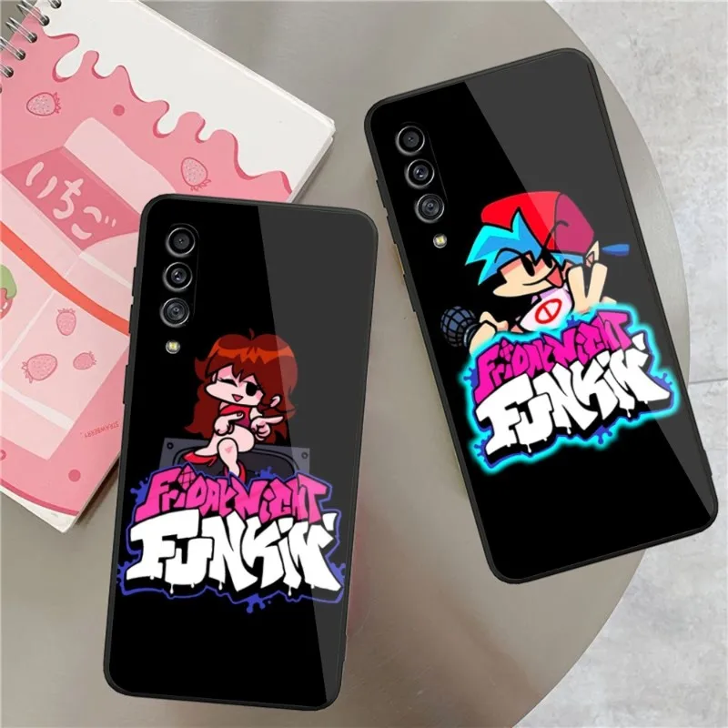 

Наименование пятничной ночью для Samung A32 A51 A52 NOTE 10 20 S10 S20 S21 S22 Pro Ультрачерный стеклянный чехол для телефона из поликарбоната