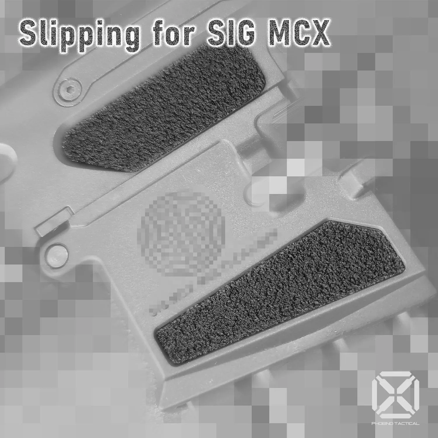 

Fenggong 3M Diamond Black Anti slip Adhesive SIG MCX/MPX Special Laser Cutting