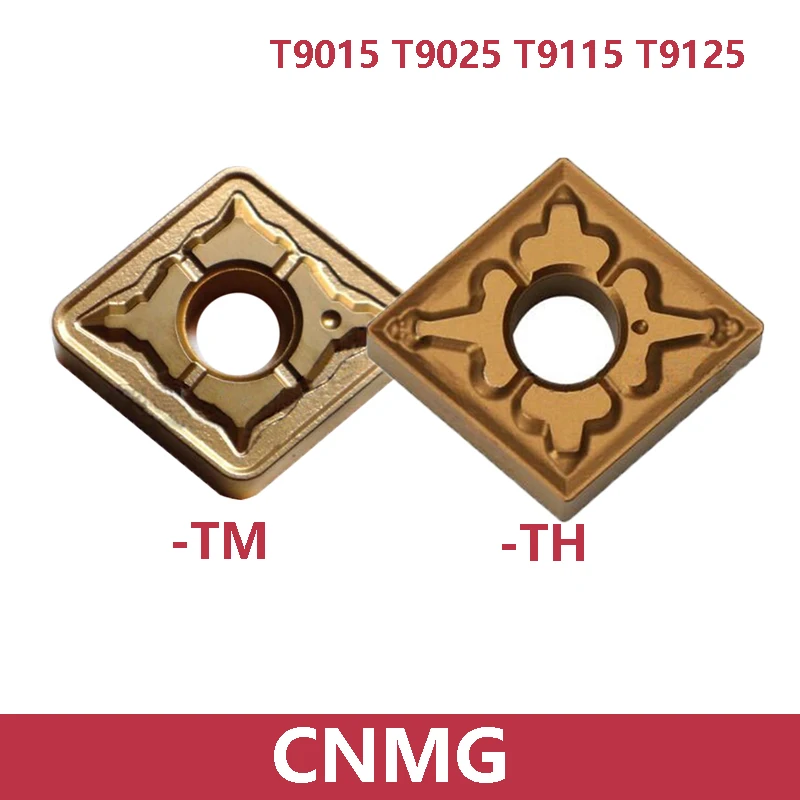 

CNMG CNMG120404-TM TH CNMG120408-TM CNMG120412-TM CNMG120416-TH T9115 T9125 T9015 T9025 T9135 Carbide Inserts CNC Original 10pcs