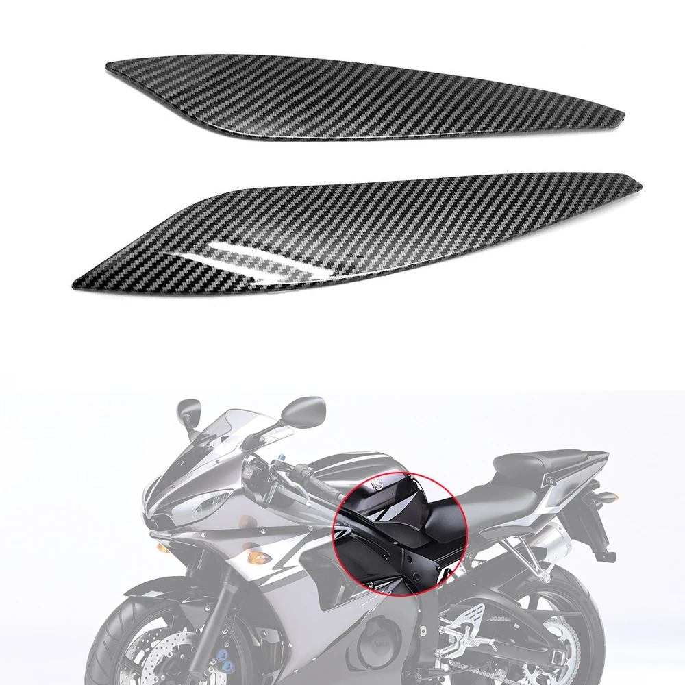 

For YAMAHA YZFR6 YZF R6 YZFR6S R6S Motorcycle Carbon Fiber Fuel Gas Tank Side Cover Panel Fairing Trim Cowl Panels
