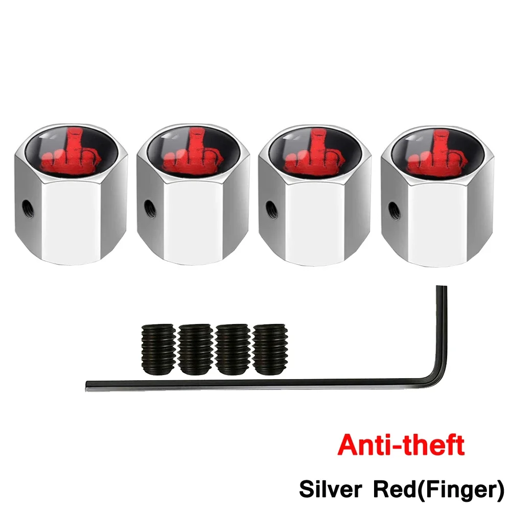 

AUTCOAT противоугонные колпачки для клапанов шин в стиле среднего пальца, пылезащитные колпачки для шин, колпачки для штока клапана для автомобилей, грузовиков, мотоциклов