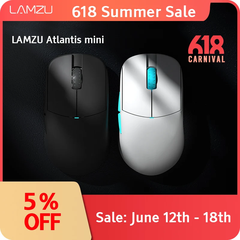 

Беспроводная игровая мышь Lamzu Atlantis The MINI 49g