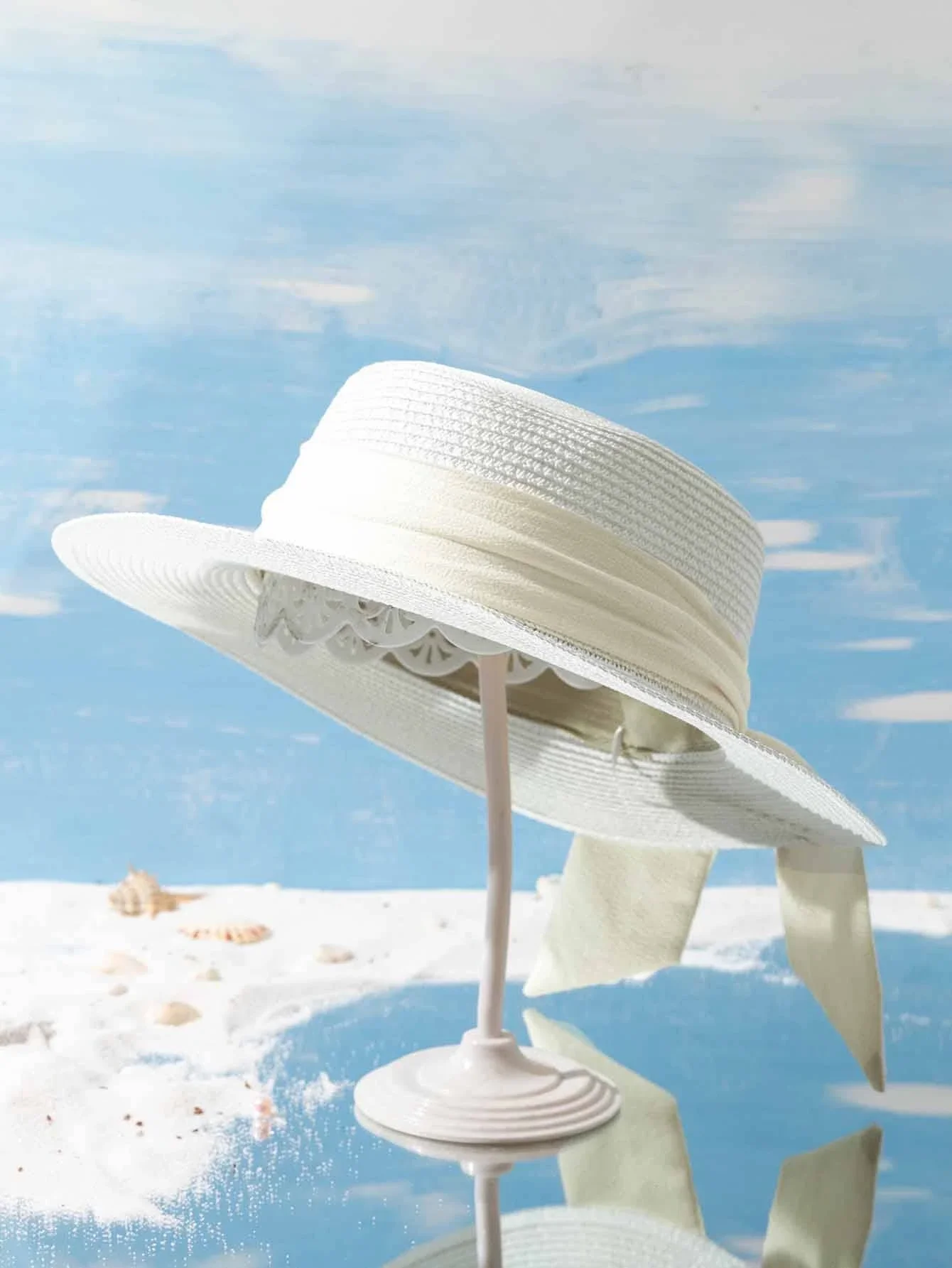 

Hats gorras sombreros capshat Bow Decor Straw Hat beach