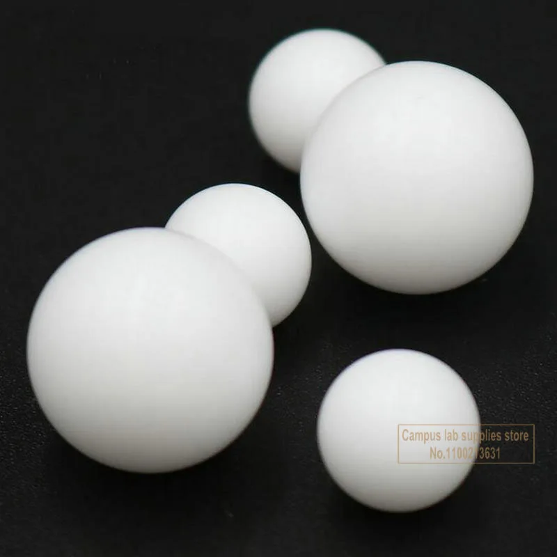 1piece Laboratory Big Size White F4 Diaphragm Pump Ball Pure PTFE Ball 35mm To 90mm for School Experiment