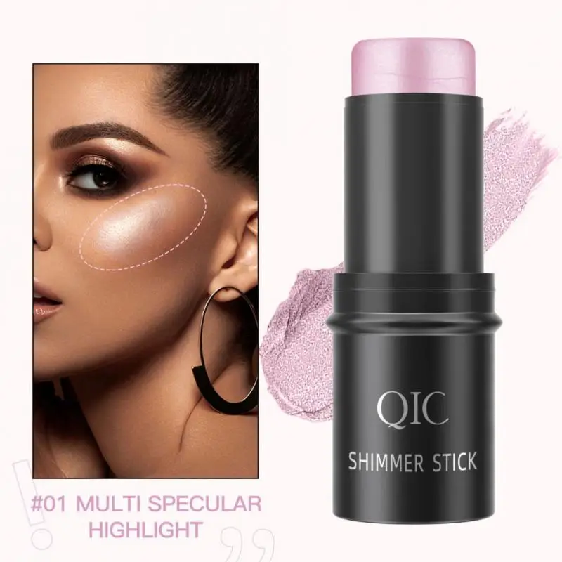 

Multi-purpose Blush Stick Shimmer Highlighter Glitter Eyeshadow Face Corrector Contour Professional Makeup Women Cosmetics Tools