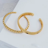 kouch jewelry stainless steel mental gold color luxury bangles for woman geometric classic woman vestido boho bracelets female