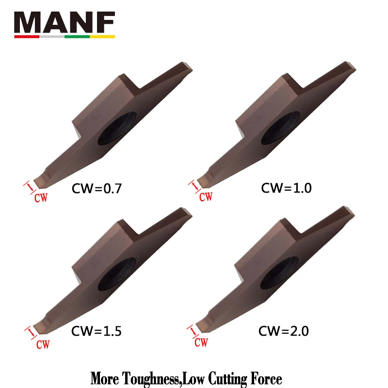 

MANF CTPA07FRN CTPA10FRN internal turning Grooving insert Lathe tools Process stainless steel steel saw tool small parts blade