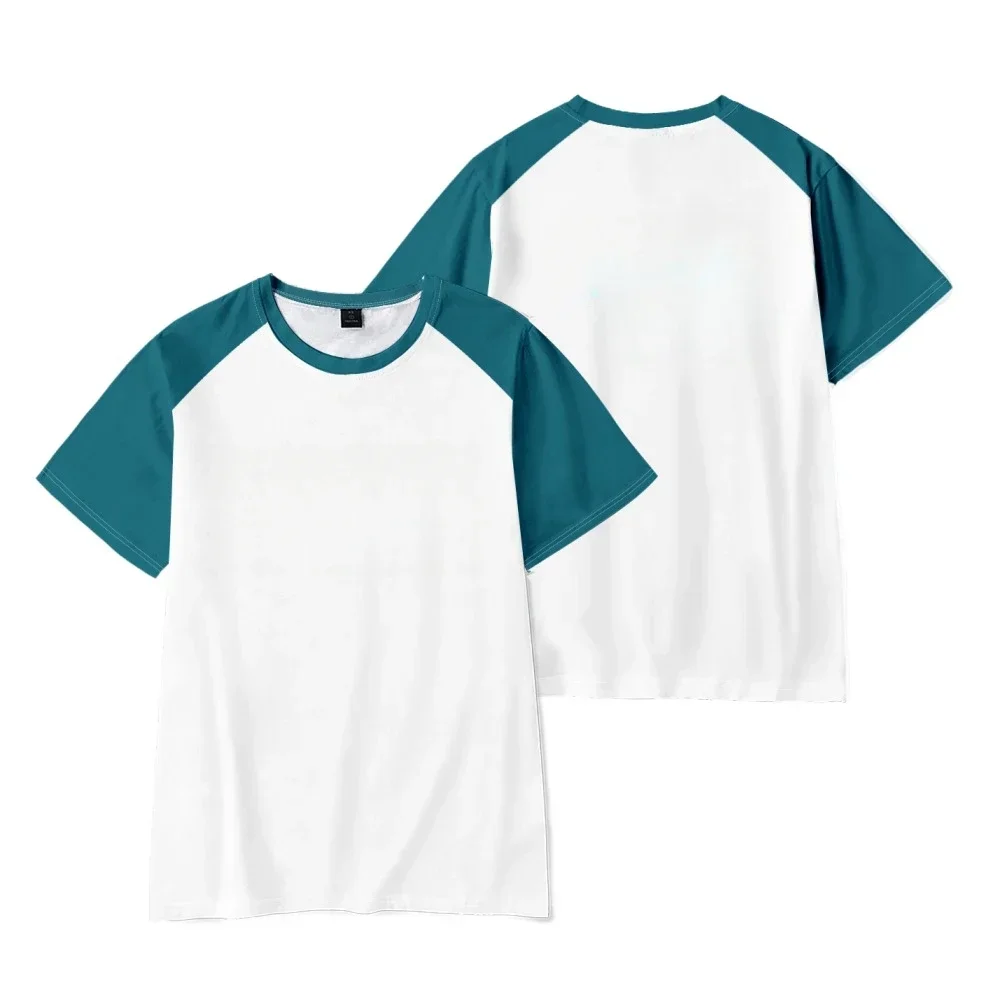 Южнокорейский фильм костюм игрока кальмара спортивная одежда синяя куртка брюки