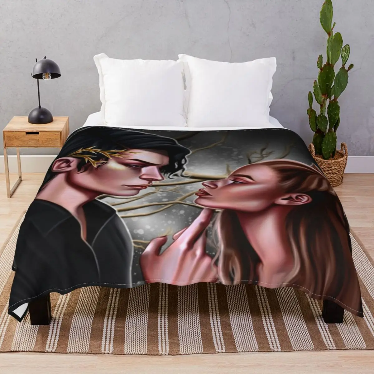 

The Cruel Prince Cardan And Jude Blankets Velvet Spring/Autumn Super Warm Throw Blanket for Bed Home Couch Camp Office