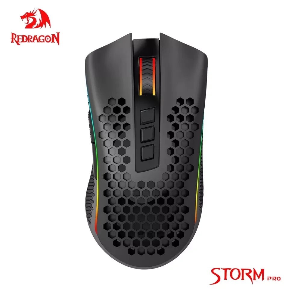 

Redragon Storm Pro M808-KS RGB USB 2.4G Wireless Gaming Mouse 16000 DPI Programmable ergonomic for gamer Mice laptop PC