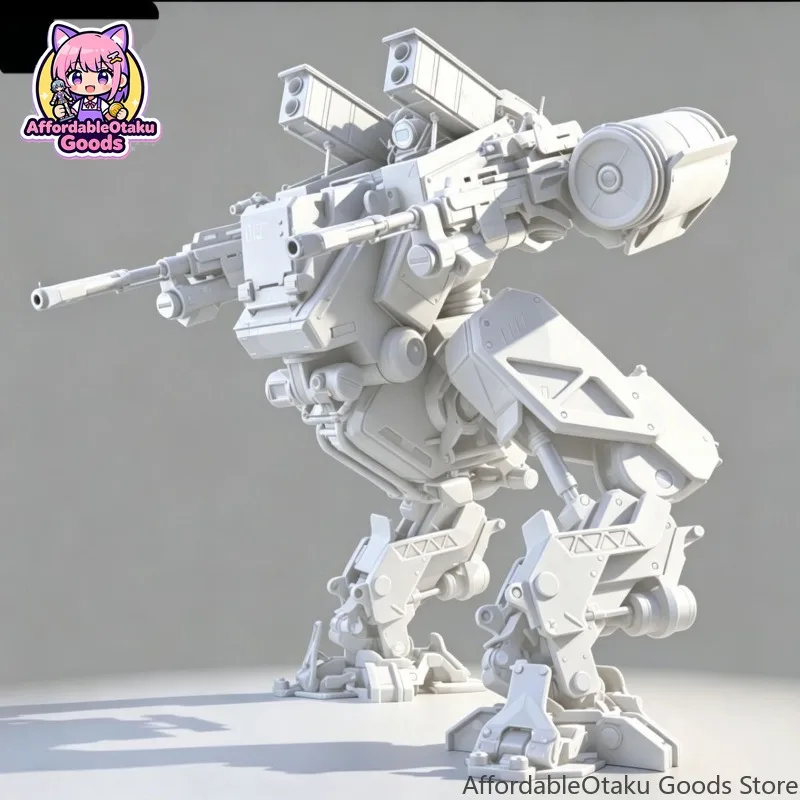 Фото Коллекционная модель Mecha 003 GJ White для самостоятельной покраски, напечатанная на 3D-принтере (SLA UV Resin), неокрашенная фигурка Mecha, подарок для творчества №2