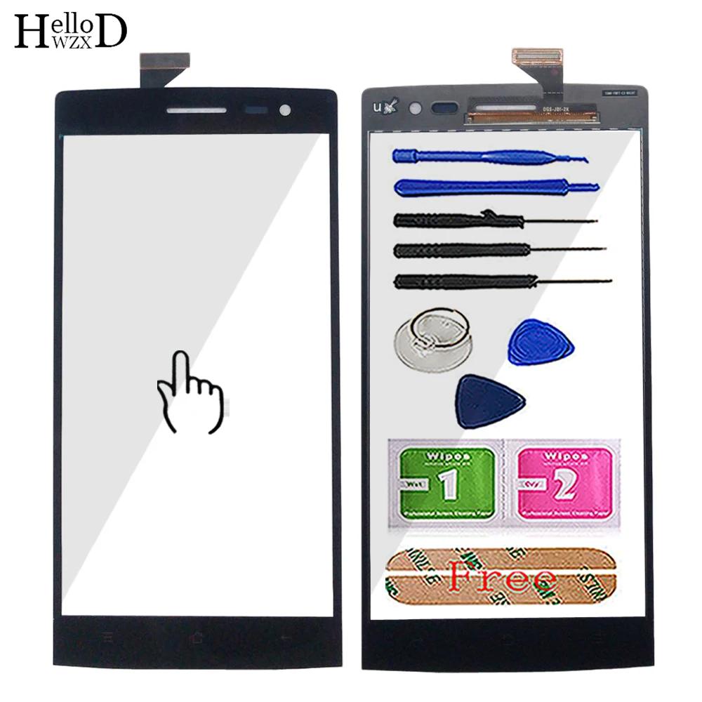 

5.5'' Touch Screen Digitizer Front Glass For Oppo Find 7 7A X9000 X9006 X9007 Mobile Touch Screen Lens Sensor Tools 3M Glue