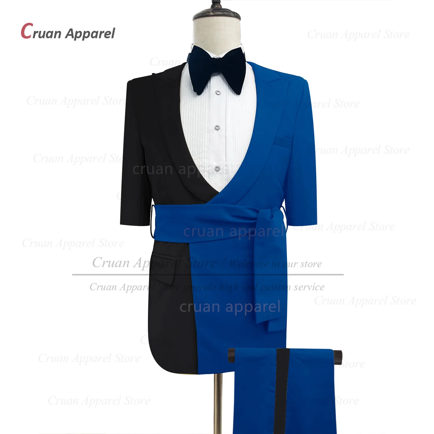 Модный черный костюм для мужчин вечерний ужин официальная одежда свадебная