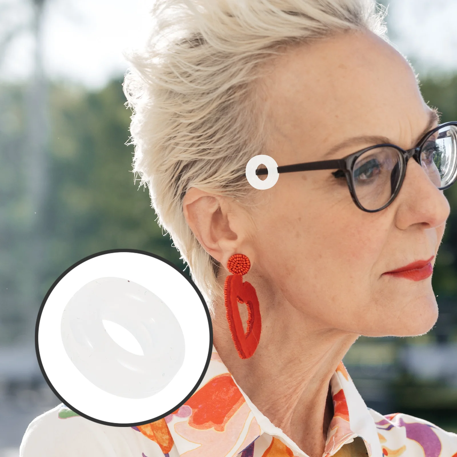 10 пар силиконовых колец для очков наконечники противоскользящий фиксатор