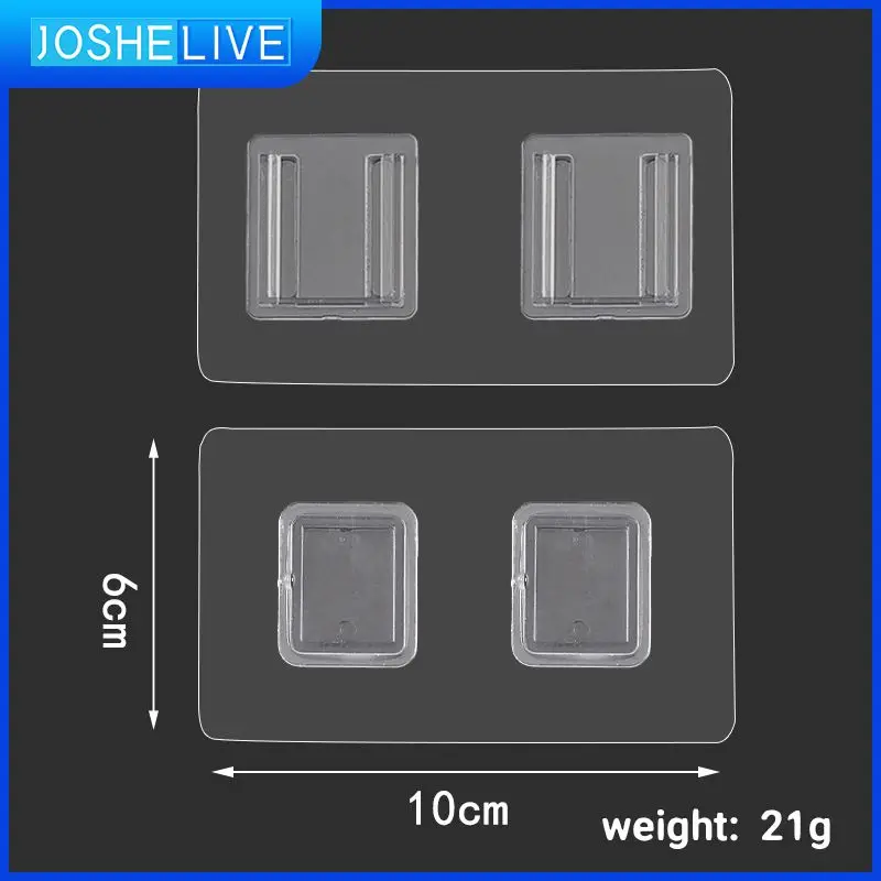 

Double Sided Adhesive Wall Hooks Wall Hanger Transparent Suction Cup Sucker Hook Double-Sided Adhesive Wall Hooks Kitchen Tools