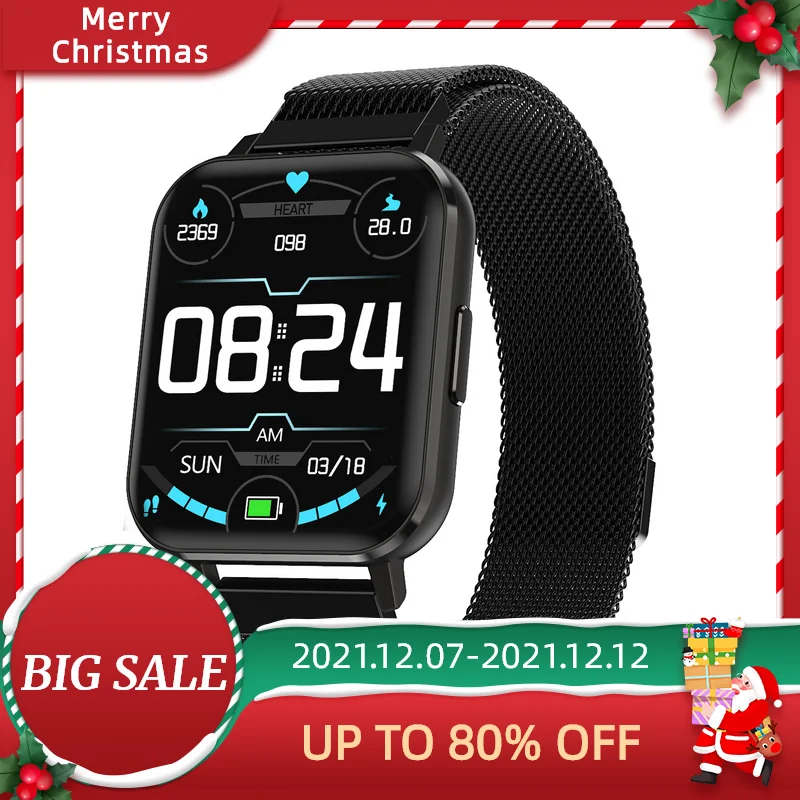 

Smart Watch for Andriod iOS IP68 Waterproof Heart Rate Monitor Fitness Tracker Sports Watch 1.78 inch HD Screen