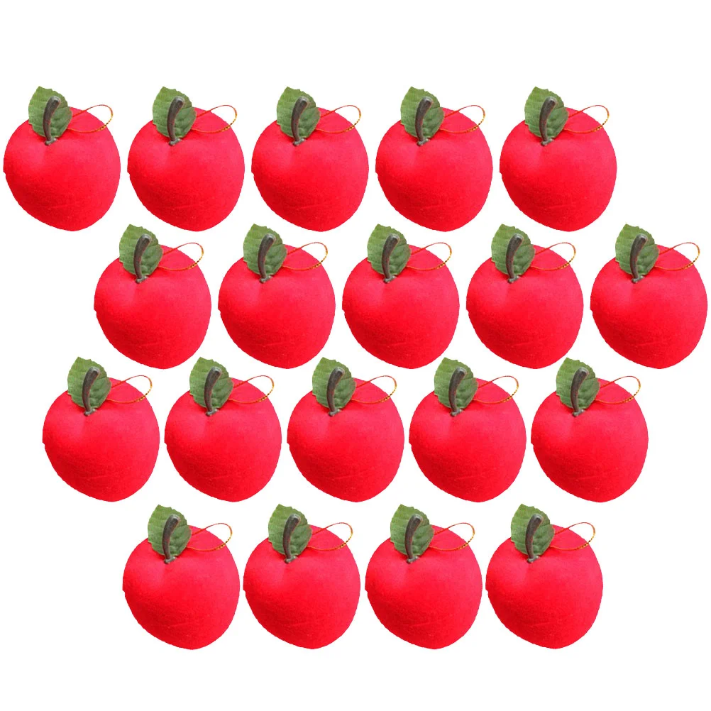 

Christmas Tree Fruit Apples Artificial Bag Fillers Decorations Gift Ornament Simulation Festival Decoration Ornaments Hanging