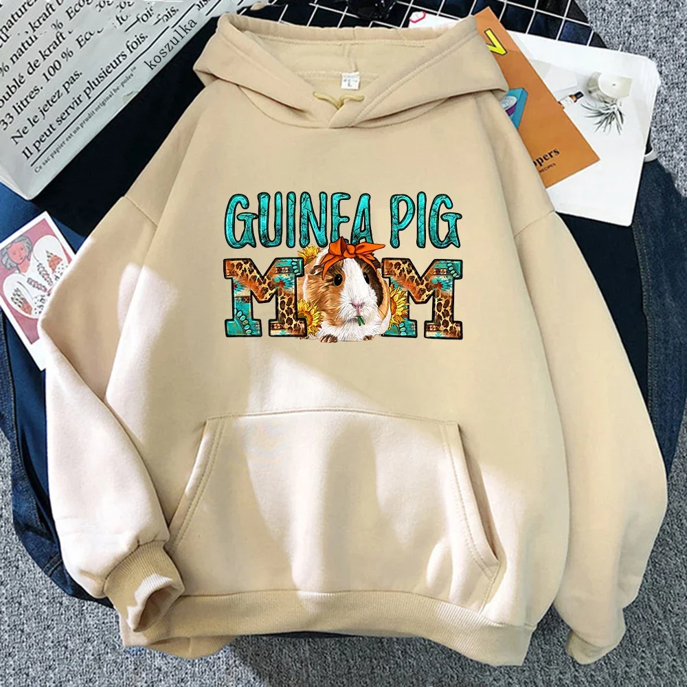 

Толстовка женская с капюшоном и принтом «Морская Свинка»