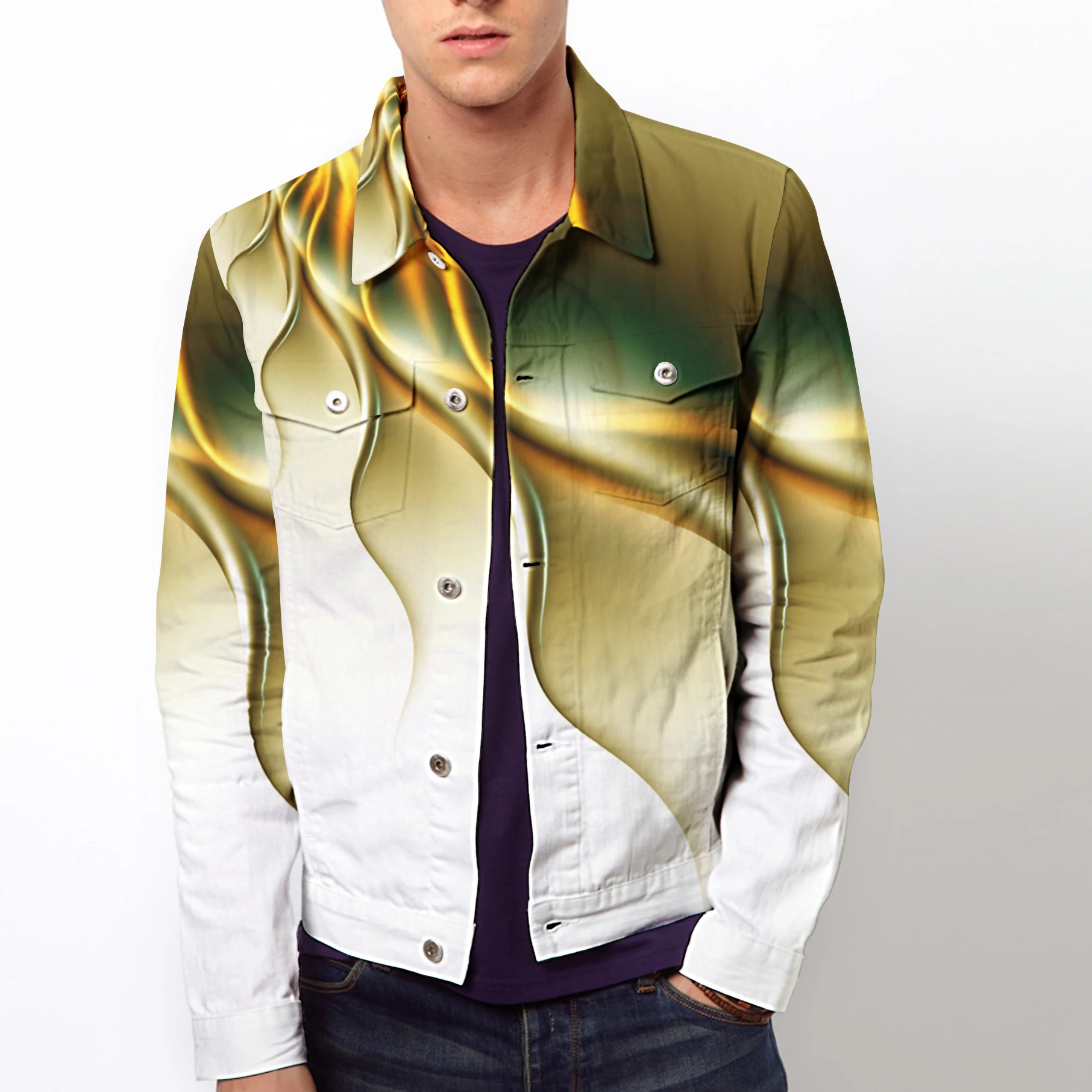 

New Denim Jacket Jacket Fashion Classic Retro Slim Denim Jacket Men Casual Hip Hop Denim 2022