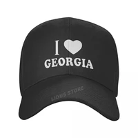 i love georgia dad hat printed baseball cap georgia summer fashion brand women hip hop snapback hat bone