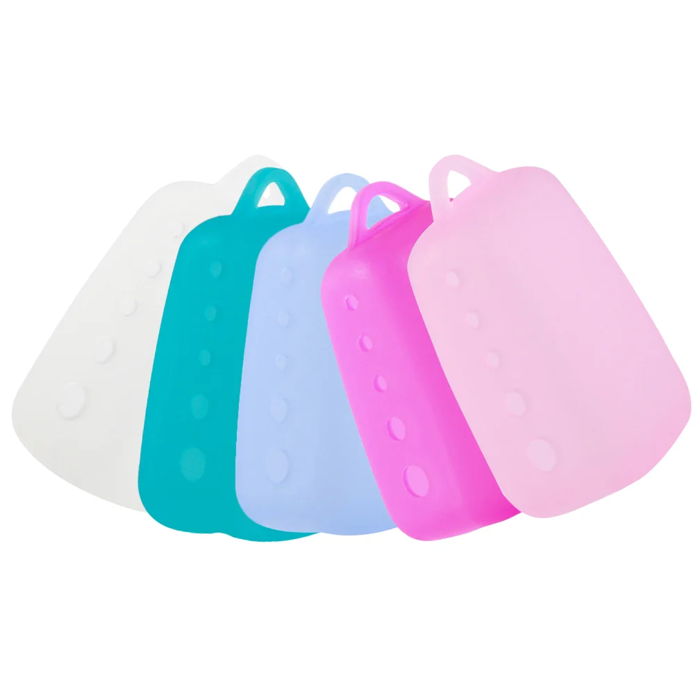 

5 Pcs Portable Head Dustproof Protective Cover Supply Electric Covers Coverings Silica Gel Travel