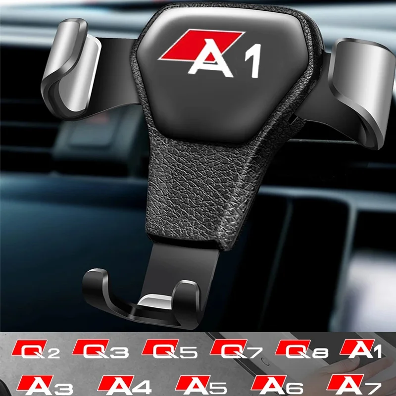 

Car Phone Holder Air Outlet Clip For Audi Sline Quattro A3 A4 A5 A6 A7 A8 TT Q3 Q5 Q7 A1 B5 B6 B7 B8 B9 S3 S4 S5 S6 S7 RS3 RS5