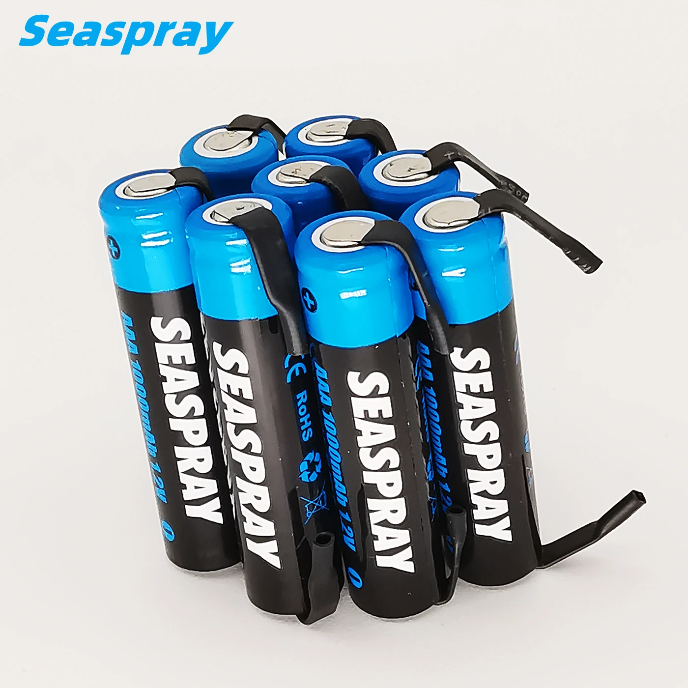

New 8-pack AAA Rechargeable 1000mAh 1.2V Ni-MH Battery batteries for Flashlight Toys Watch MP3 Player