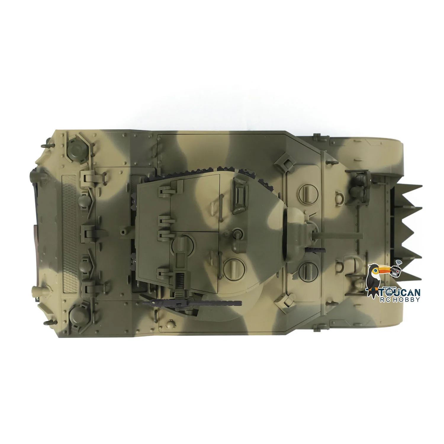 Фото Подарки 1/16 RTR RC Tank US M5A1 Stuart VI Пульт дистанционного управления Light Tank Два аккумулятора Радио Мини-модель автомобиля Игрушки для мальчиков №1