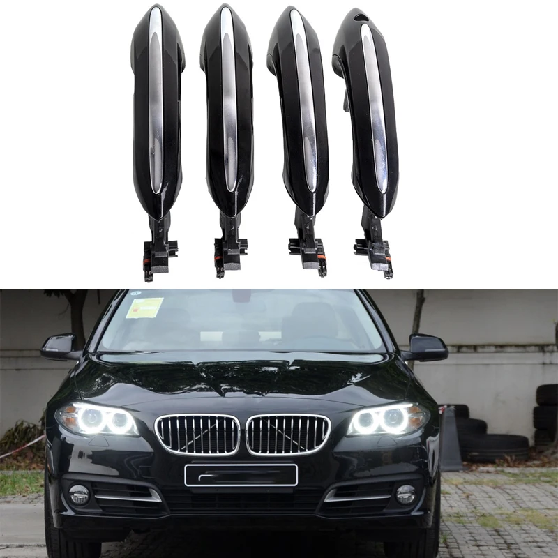 

Car Exterior Door Handle With Light For BMW 5 Series F10 F18 F11 2010-2017 51217231931 Front Rear Left Right Auto Accessories