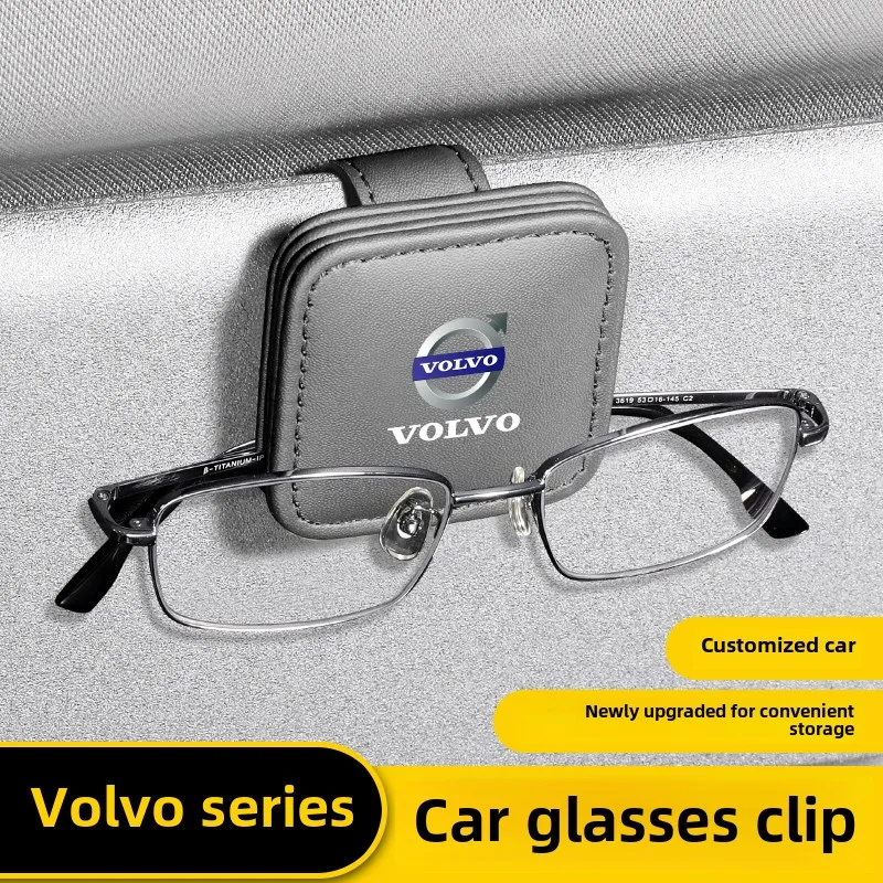 Автомобильный внутренний солнцезащитный козырек держатель для очков зажим