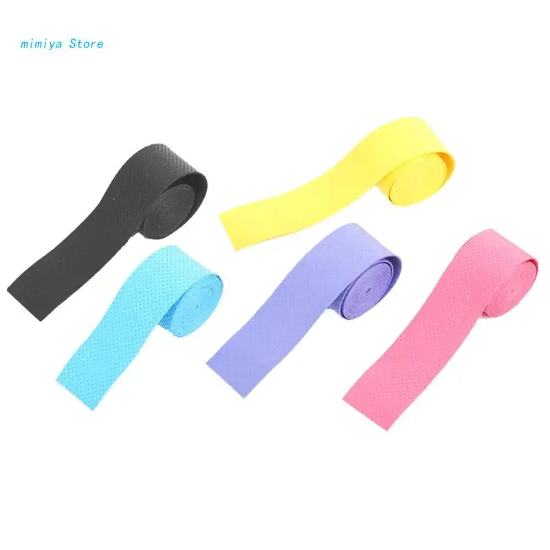 

60Pcs Tennis Racket Overgrip Anti-skid Tape Wraps Fishing Rod Non-Slip Sweatband