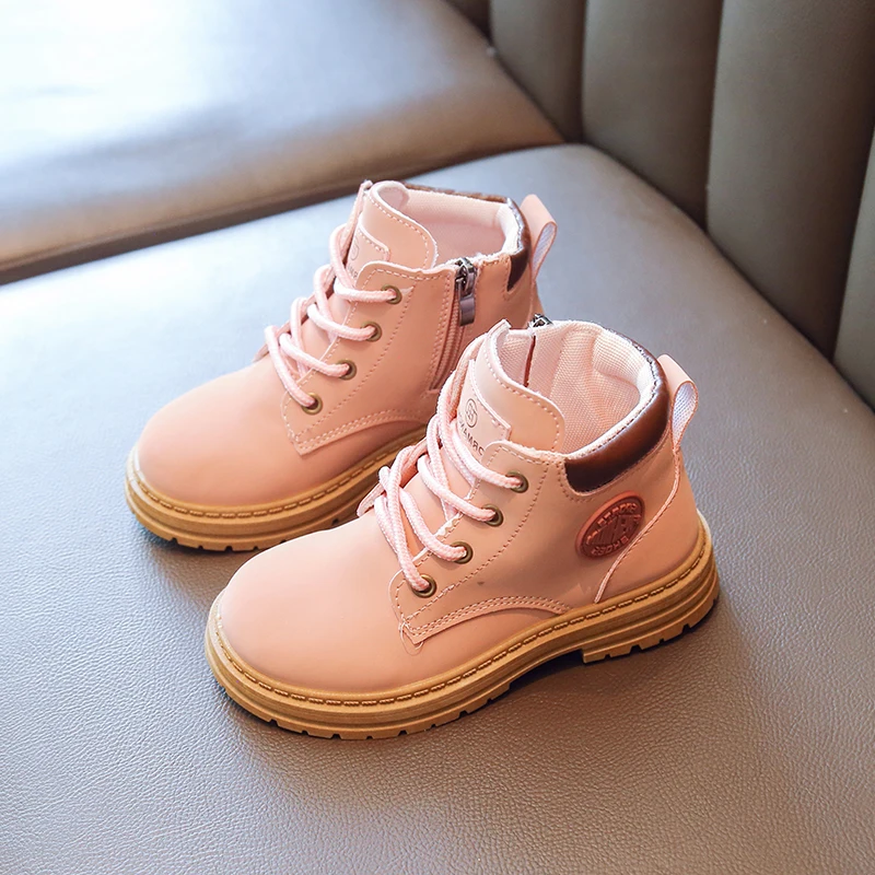 

Ботильоны детские на квадратном каблуке, Размеры 26-36