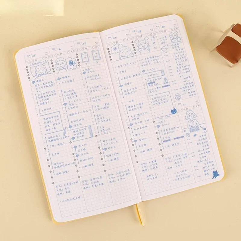 Карманный размер еженедельник журнал тетрадь ежемесячный ежедневный календарь