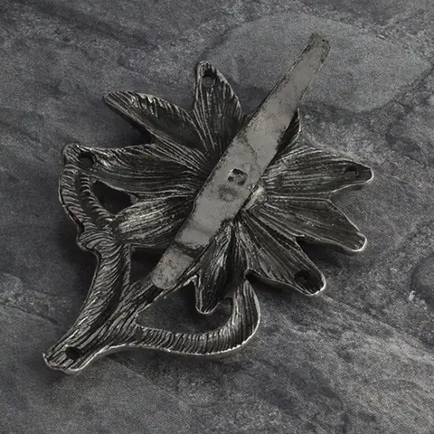 Брошь Edelweiss горный хрусталь