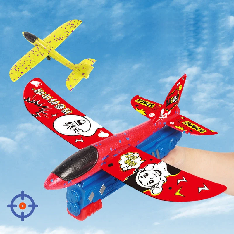 

Foam Plane Launcher EPP Bubble Airplanes Glider Hand Throw Catapult Plane Toy for Kids Catapult Guns Plane Children Outdoor Toys