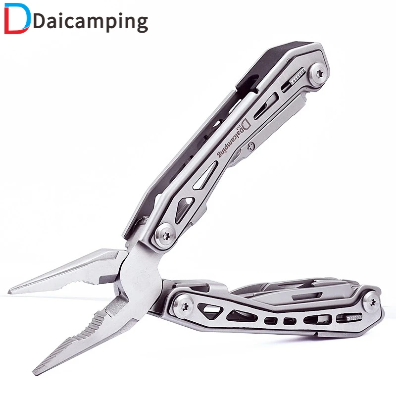 Enlarge Daicamping DL3 Portable Folding Knife Cutter Multitool Mini Multifunctional 3cr13 Tools Multi-Tool Clip Pliers Hand Tools Sets