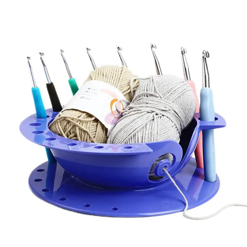 

Yarn Bowl For Crochet Handcrafted ABS Yarn Ball Holder Crochet Side Pull Yarn Bowl DIY Knitting & Crochet Accessories Supplies