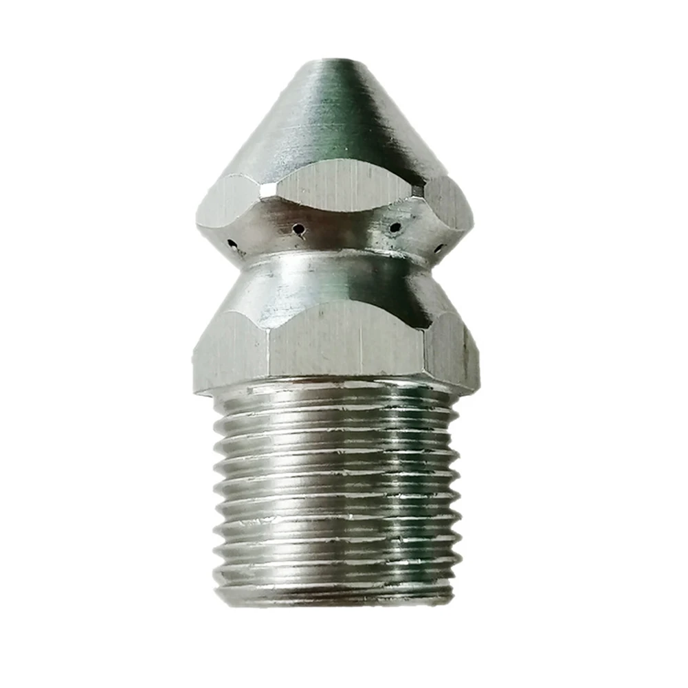 

1 Pcs Pressure Washer Hose Nozzle 3/8'' Drain Sewer Cleaning Pipe Jetter Sprayer Nozzle Cleaner Nozzle Tool Garden Watering Part