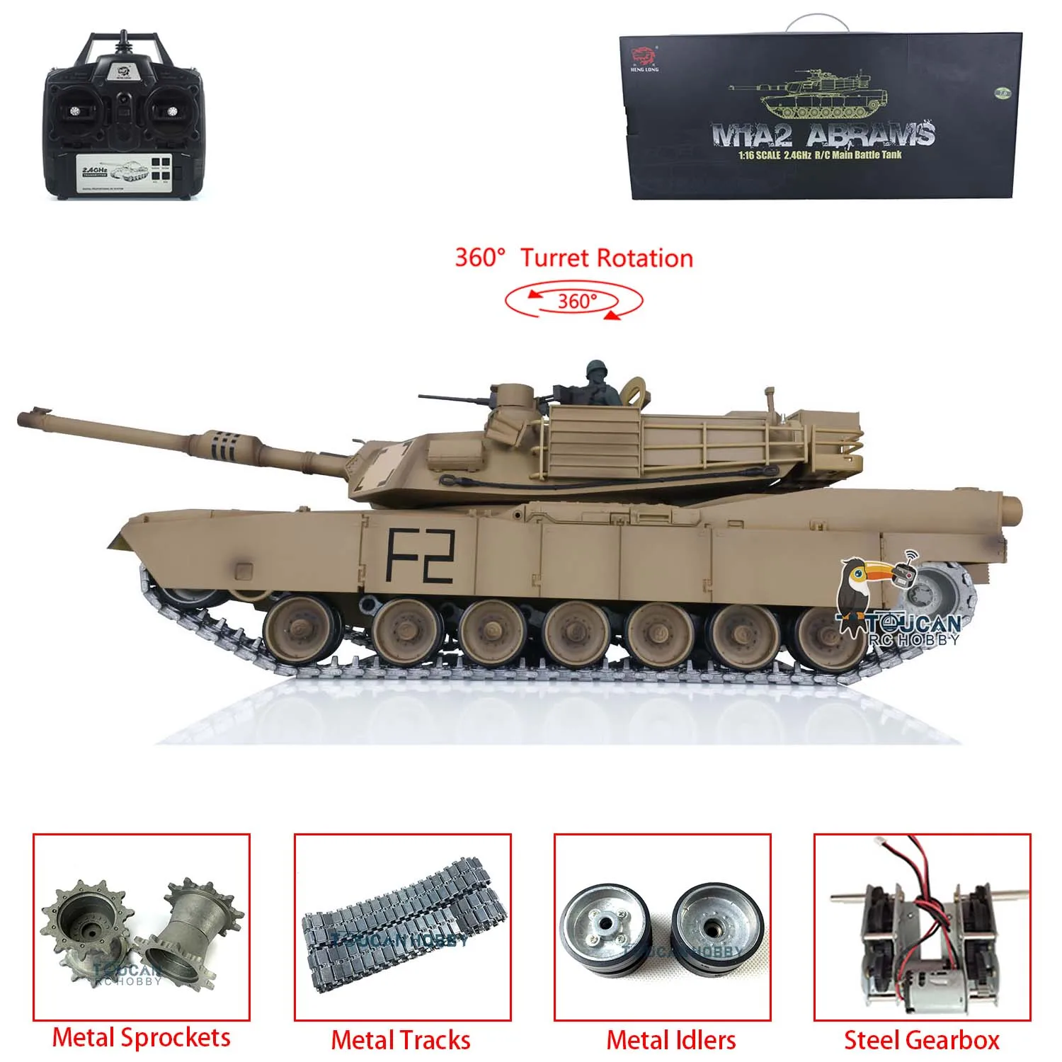 Heng Long масштаб 1/16 RC Tank Модель 7 0 Модернизированный металлический M1A2 Abrams Танк с