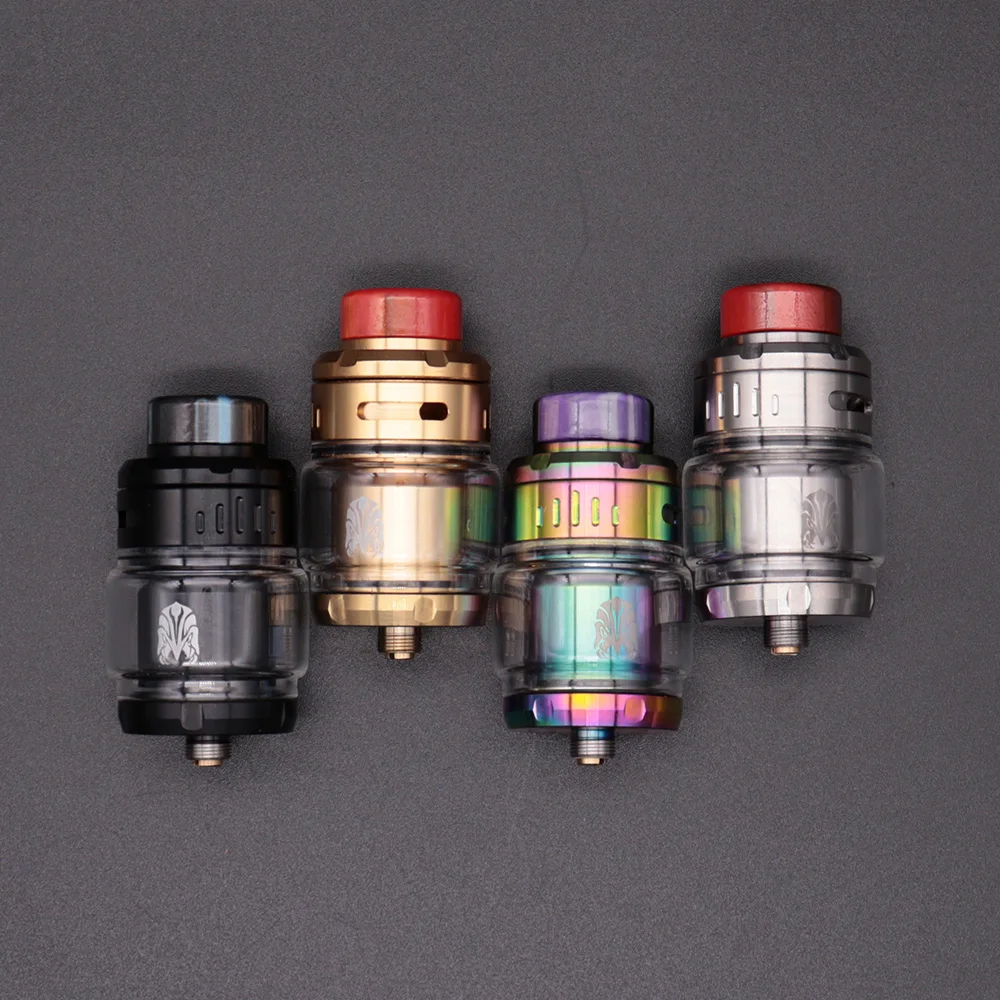 

Vape Arbiter 2 RTA Tank 3.5ml/5ml 24.5mm 810 Resin Drip Tip Dual/Single Coil Slotted Top Airflow Leakproof Vs Zeus Sub Ohm RTA