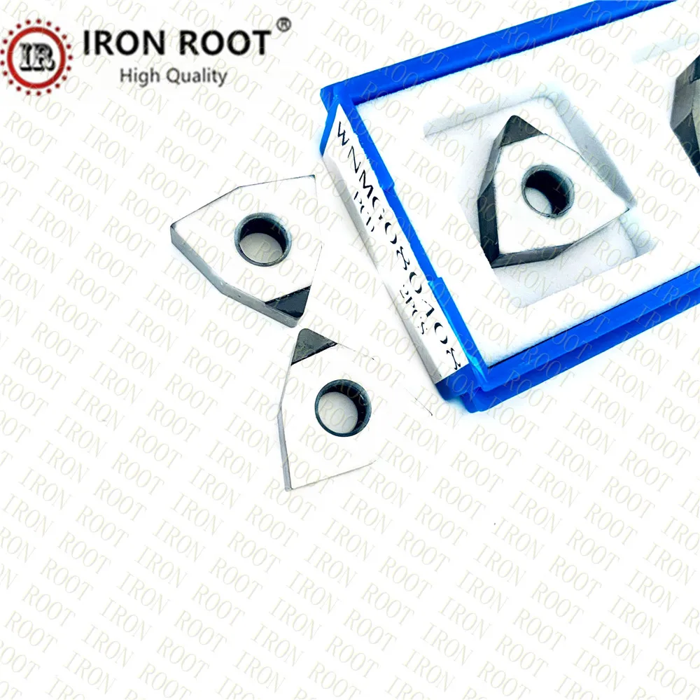 

2P PCD вставка WNMG080404,WNMG080408 PCD обрабатывающая мастерская CNC металлический токарный станок алмазный токарный станок