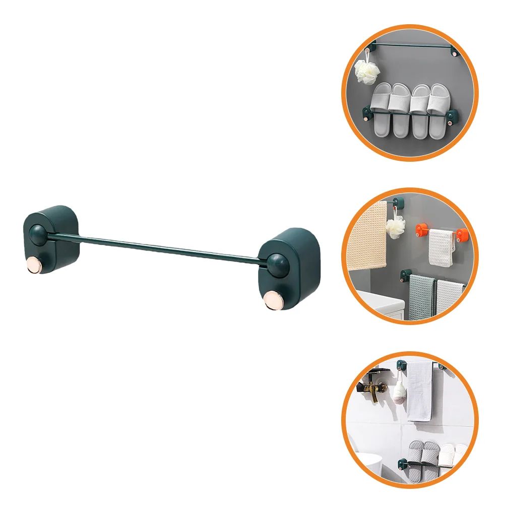 

Towel Holder Punch Towel Rail Towel Bar Plastic Towel Rack for Bathroom
