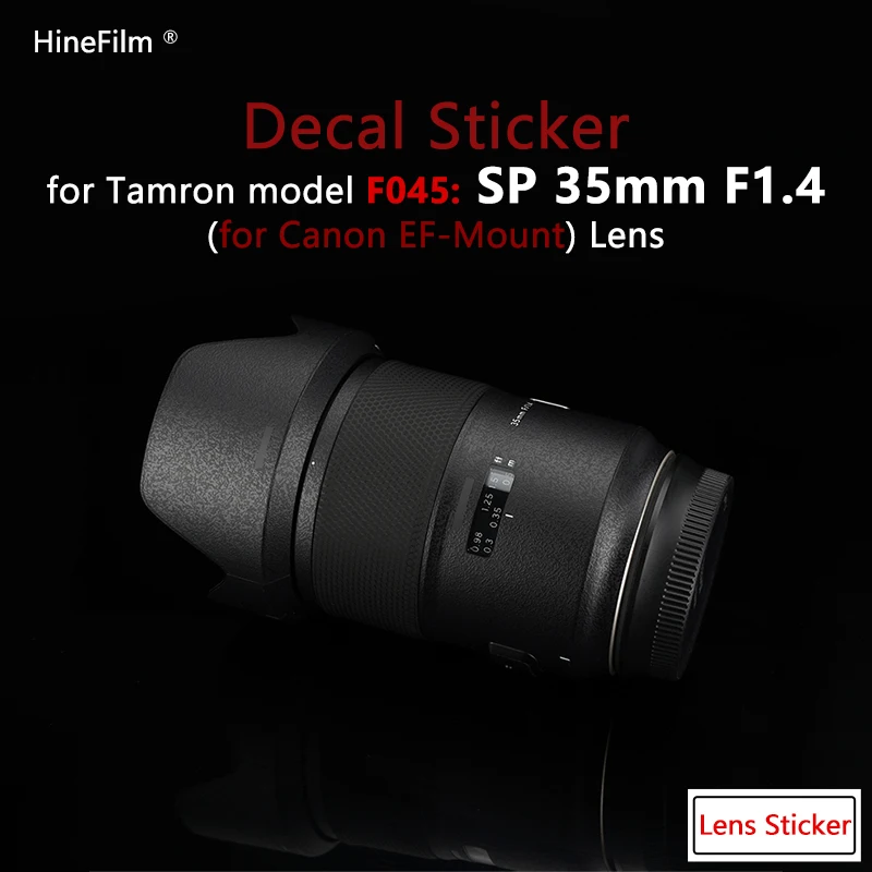 

Tamron SP35 F1.4 EF Mount Lens Wrap Stickers Premium Decal Skin for Tamron SP 35mm f/1.4 Di USD Lens Protector Cover Film