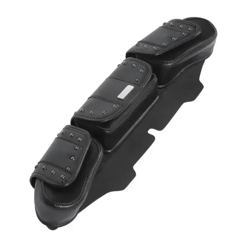 Сумки для лобового стекла Тройная сумка 3 Pocket Harley Touring Electra Steet Glide FLHT FLHX FLHTK 1996-2013