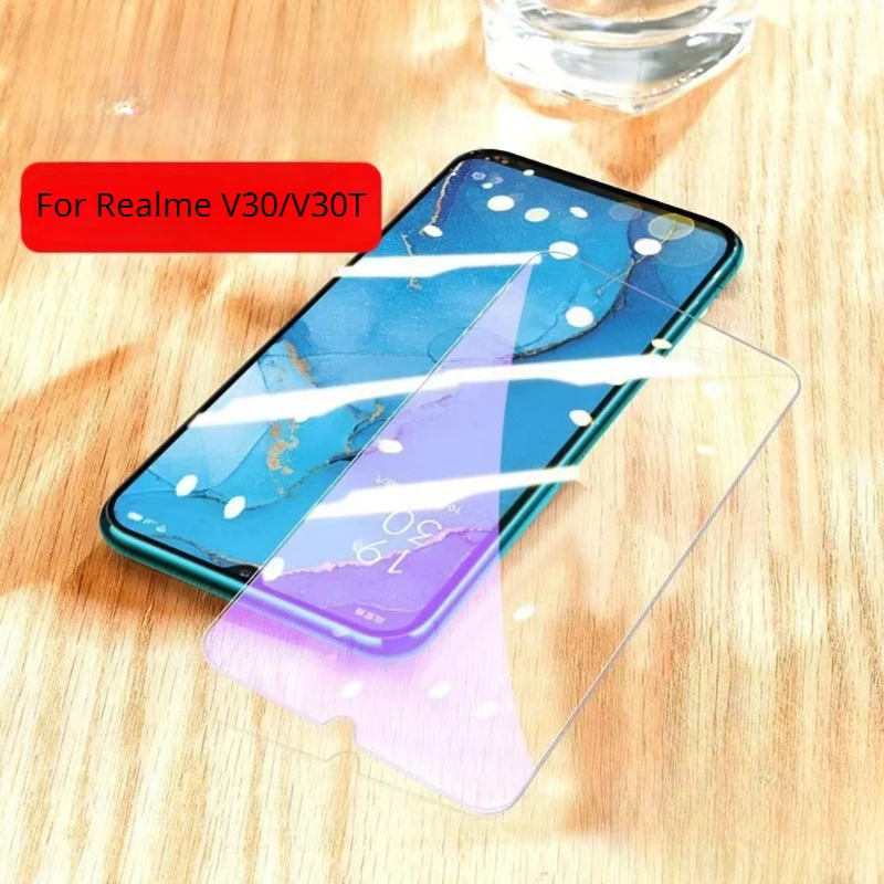 Защитная пленка для экрана с защитой от синего света для Realme V30 V30T, закаленное стекло для Realme V 30 V 30T RealmeV30 RealmeV30T, защитная пленка