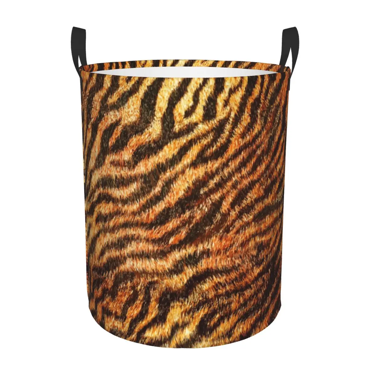 Корзина для белья с изображением Бенгальского Тигра и дикой природы большая